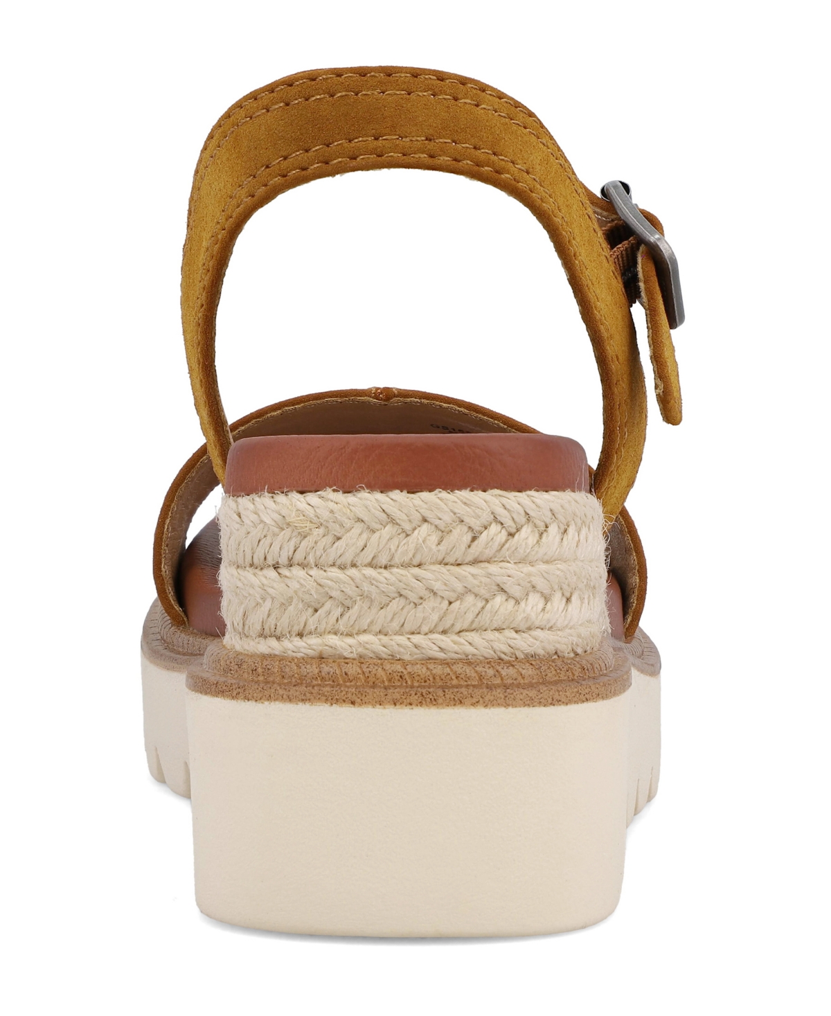 Shop Mia Women's Ophidia Round Toe Wedge Sandals In Cognac
