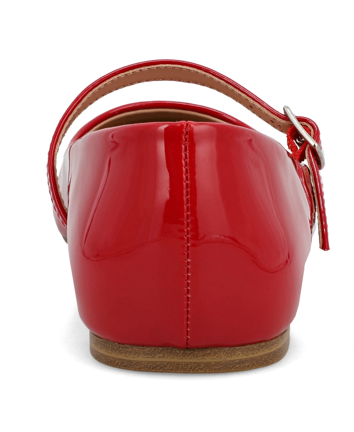 Shop Mia Women's Aviba Mary-jane Pointed Toe Flats In Red