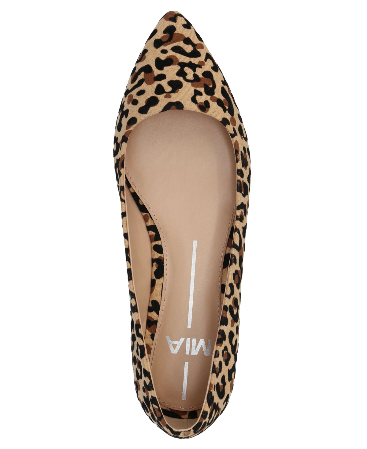Shop Mia Women's Avi Pointed Toe Ballet Flats In Jaguar