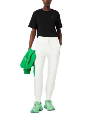 LACOSTE USA - Women's Drawstring-Waist Jogger Sweatpants