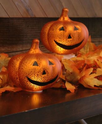 Jack-O-Lantern Lights, Set of 2