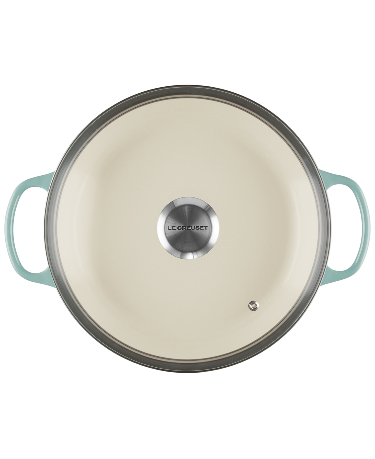 Le Creuset Enameled Cast Iron Signature Round 2.25-qt. Braiser With Glass Lid In Sea Salt