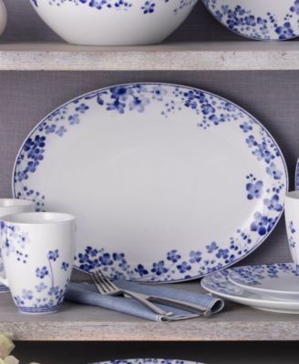 Bloomington Road Oval Platter, 14"