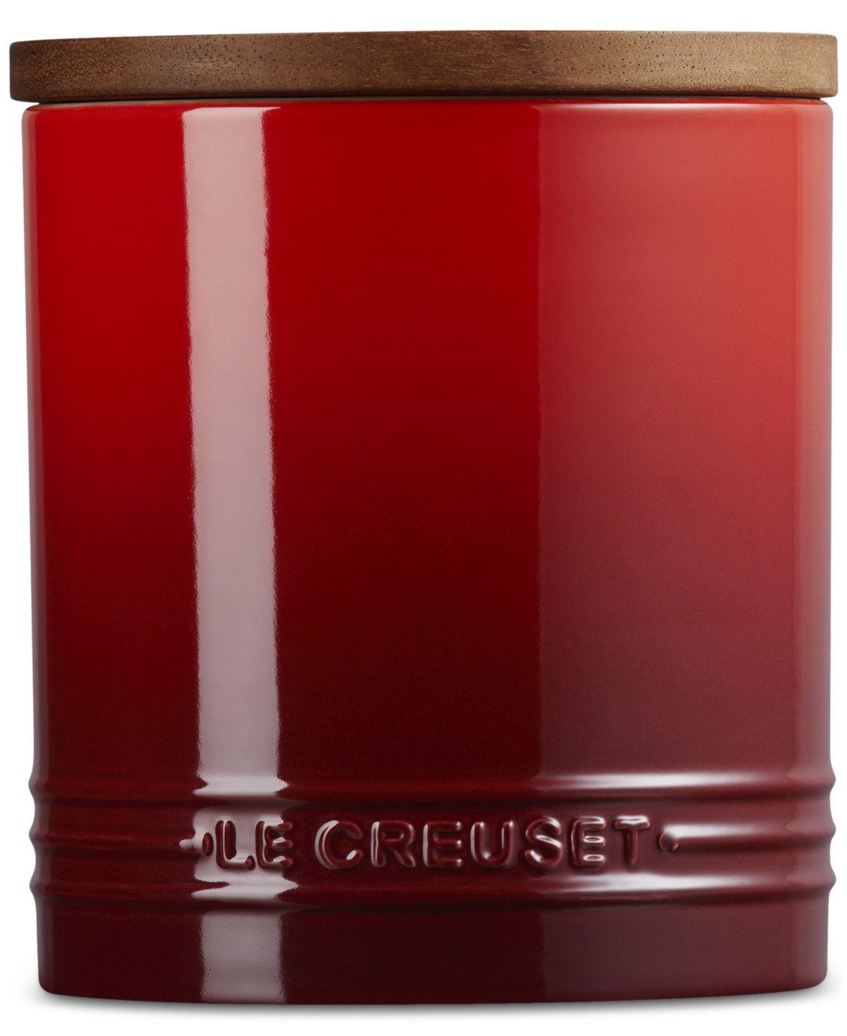 Le Creuset Signature Stoneware 1.2-quart Storage Canister In Cerise