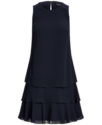 Women's Crinkle Georgette Shift Dress 