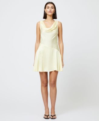 French Connection Women's Oona Satin Assymetrical Dress - Macy's