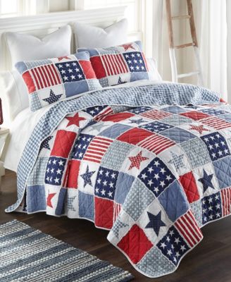 Stars and Stripes Americana 2-Pc. Quilt Set, Twin