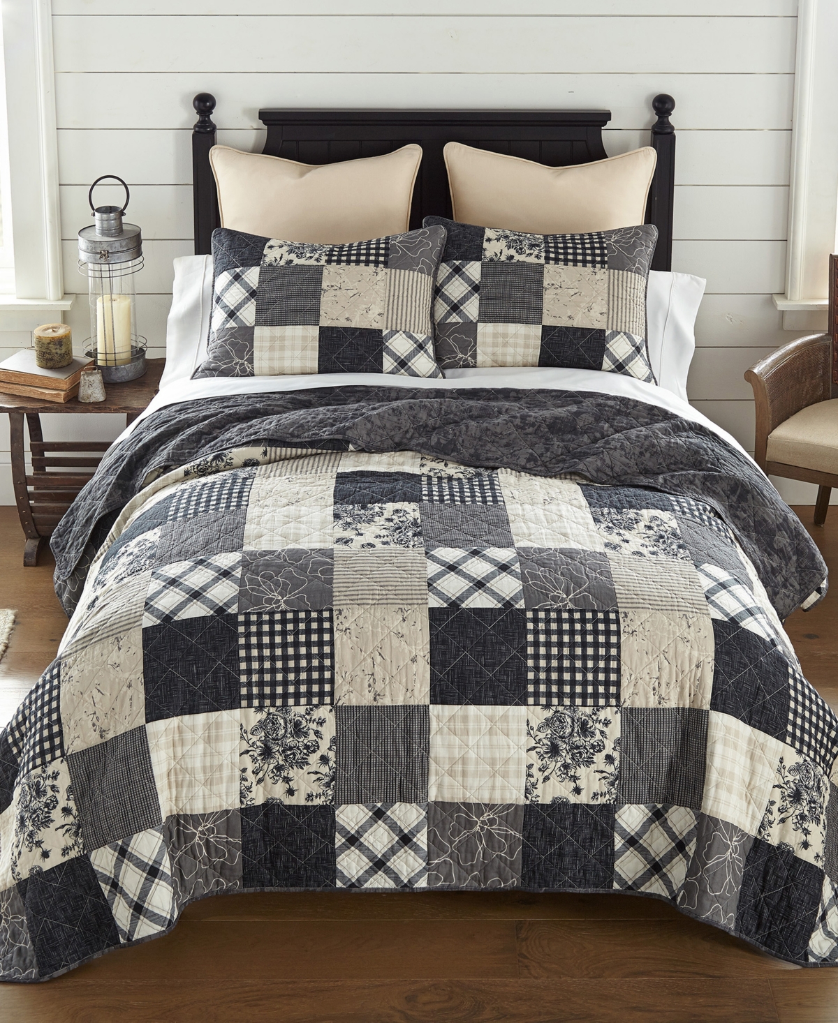 Donna Sharp Augusta Rustic 3-pc. Quilt Set, King In Multi