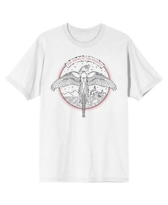 Мужская белая футболка с логотипом Ордена Феникса 