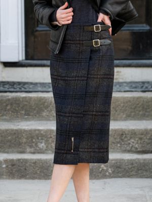 Women's Midi Celt Kilt Plaid Skirt