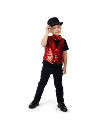 Sequin Vest with Bowtie - Kids Boys & Girls