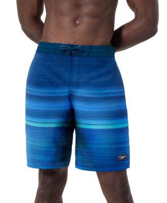 Мужские плавки Speedo Onshore Bondi Basin в полоску Ombre на шнурке длиной 9 дюймов