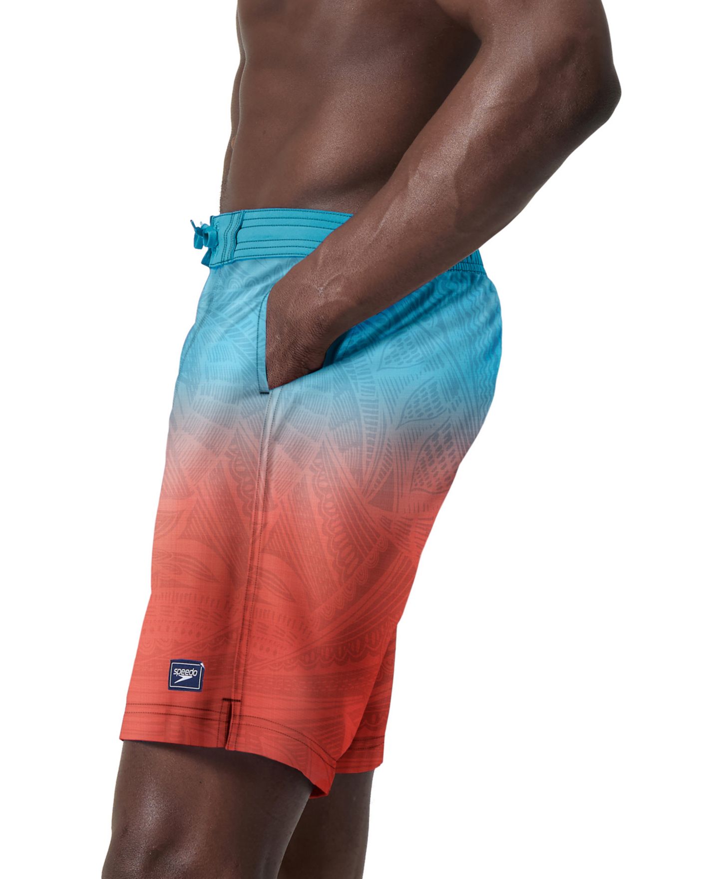 Пляжные шорты Drawstring для мужчин — Speedo, цвет: Красный — фото 3