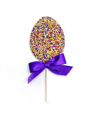Easter Egg Milk Chocolate Lollipops, 6 Pieces