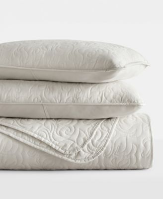 Floral Stitch 3-Pc. Lightweight Quilt Set, Full/Queen