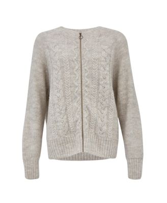 Celtic & Co. Женский шерстяной кардиган с застежкой-молнией