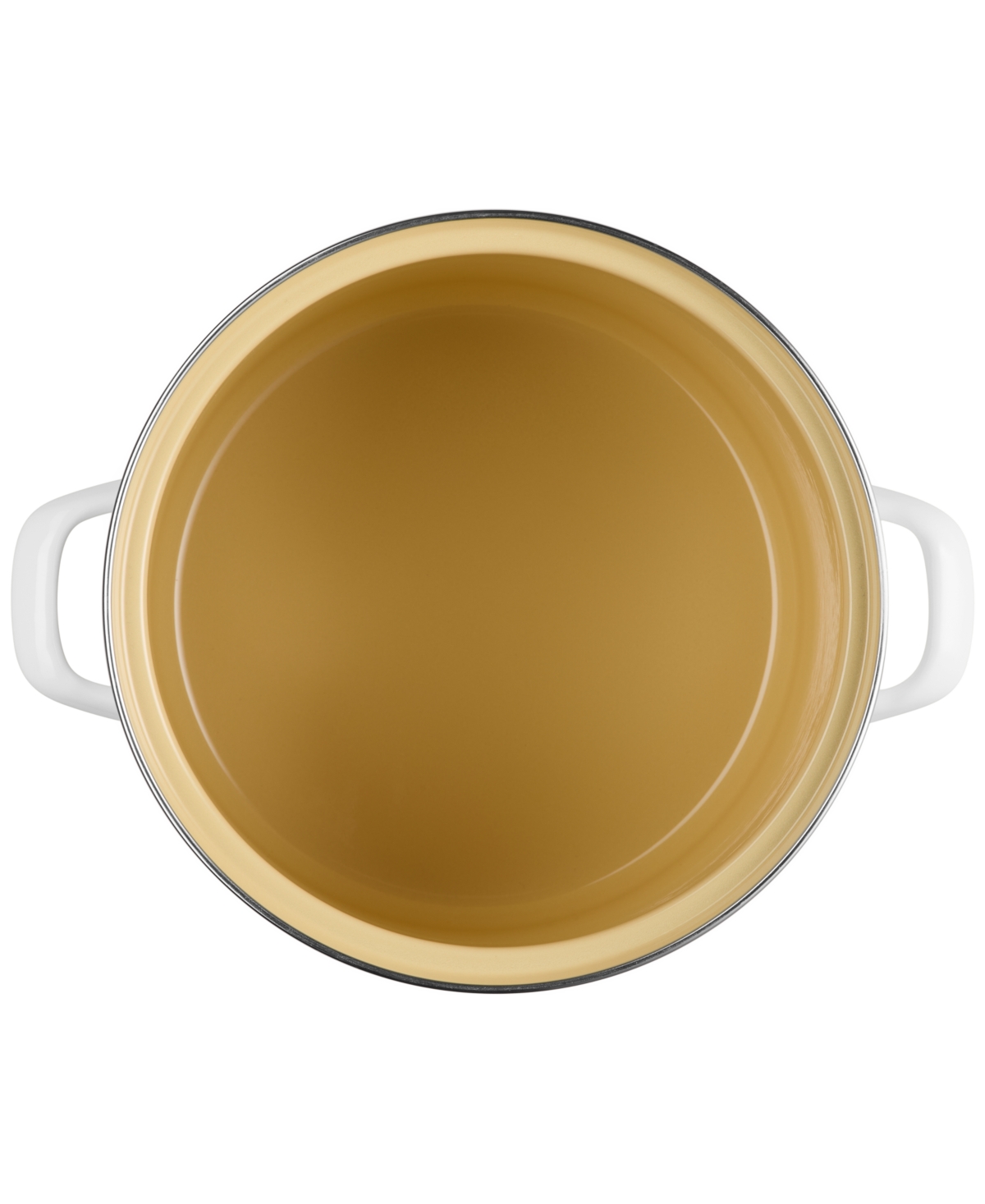 Le Creuset 10-quart Enameled Stainless Steel Stock Pot In White