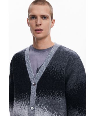 Men's Ombre knit cardigan