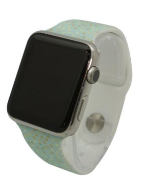 Gold Dot Printed Silicone Apple Watch Bands
