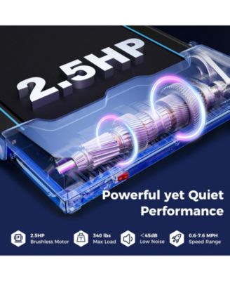 3 in 1 Folding Treadmill with Remote Control and LED Display