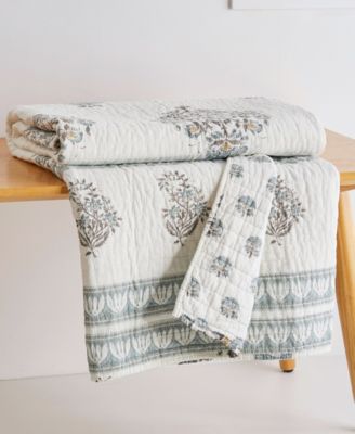 Kamira Reversible Quilted Throw, 50" x 60"