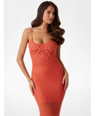 Женское платье GUESS, сшитое крючком