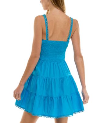 Мини-платье из поплина для юниорок City Studios