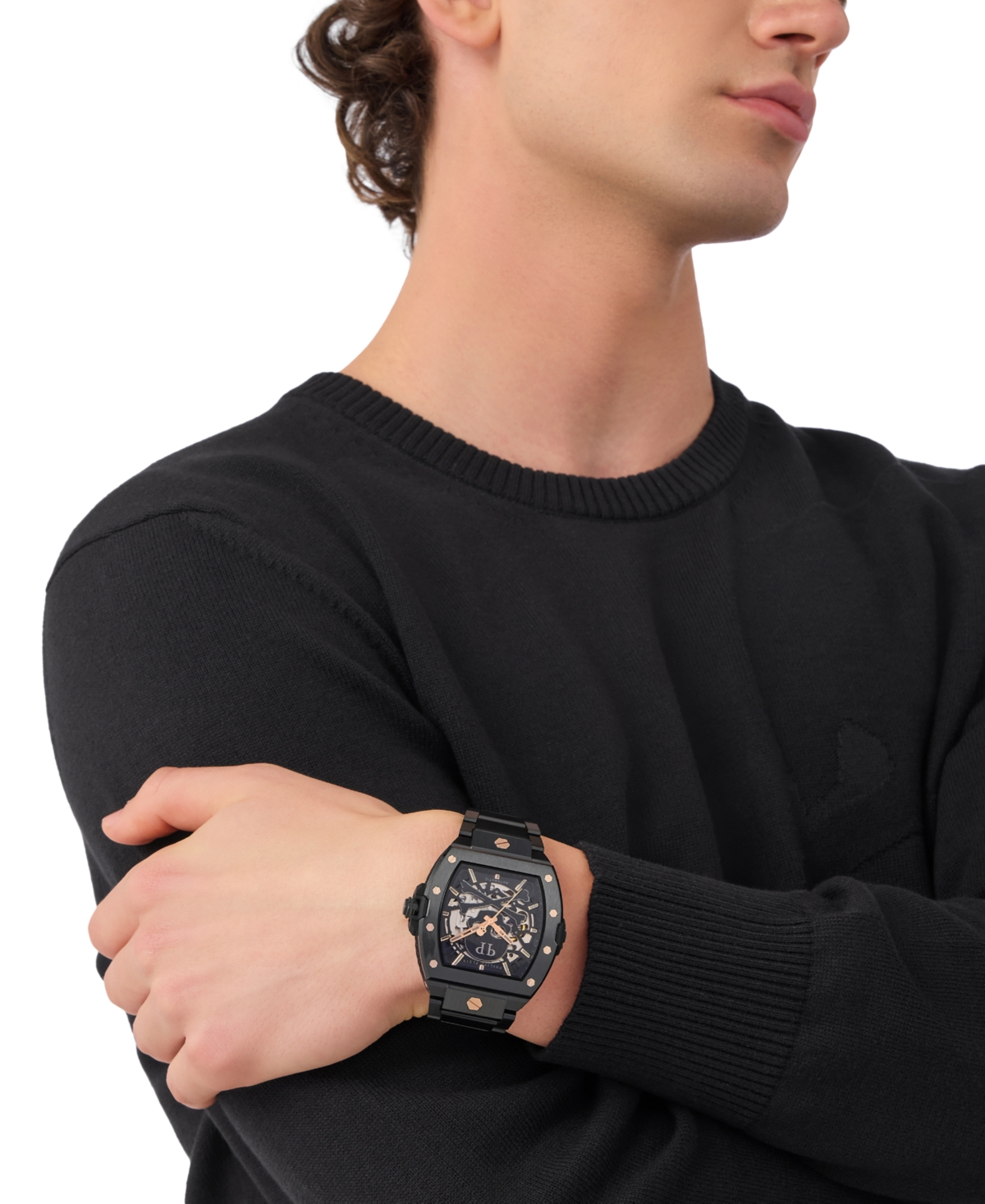 Philipp Plein The $keleton 2.0 Watch, 44mm In Ip Black