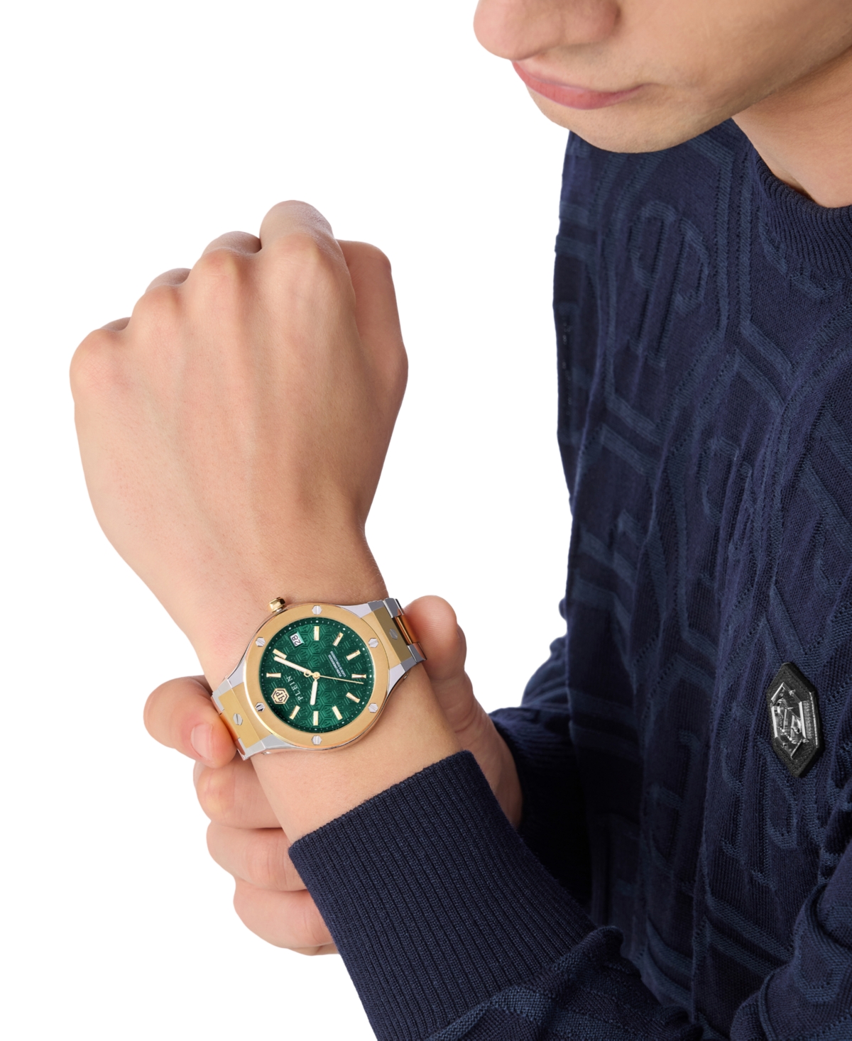 Philipp Plein Plein Underdog Bracelet Watch In Two Tone