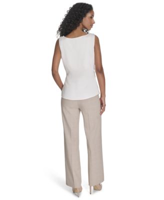 Кельвин Кляйн Маленькие Твердые Рукавов Блузка