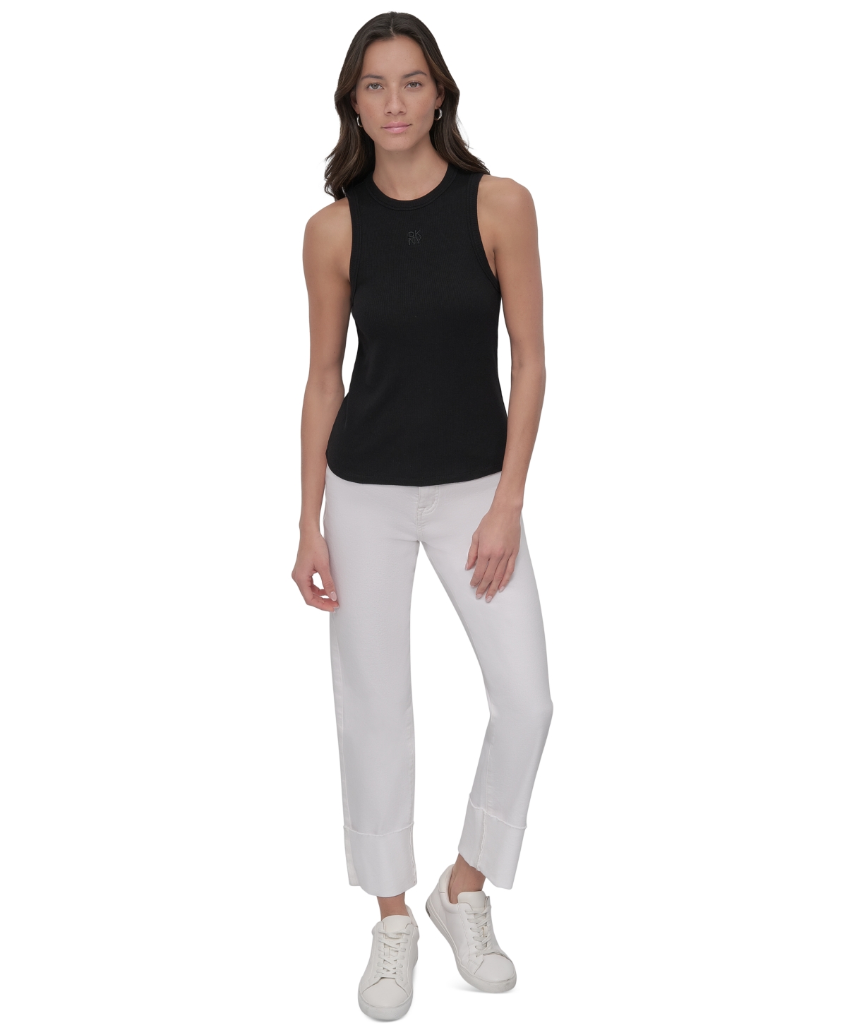 DKNY JEANS WOMEN'S CREWNECK TANK 