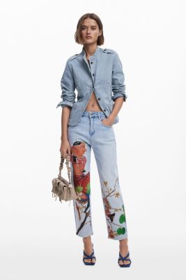 Дизайнерские женские джинсы-бойфренды на хинди