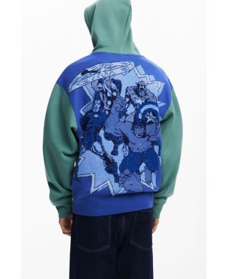 Дизайнерская мужская толстовка Marvel на молнии Desigual 45890₽