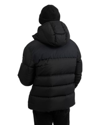 Пижамный мужской пуховик Titan из смешанной ткани со съемным капюшоном