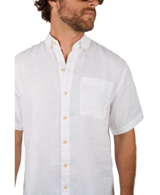 Men's Short Sleeve Linen Shirt