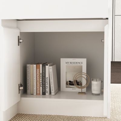 L-Shaped 70.9 in. W Adjustable Height Desk Ergonomic Stand-up Desk White Home Office Sit with Memory Preset Controller