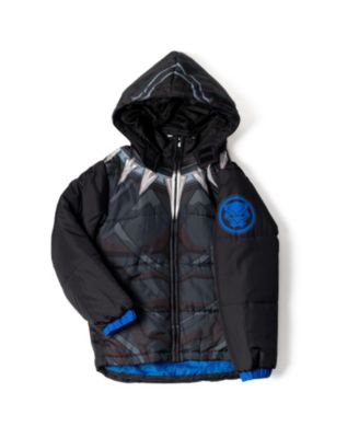 Avengers Boys The Hulk Zip Up Winter Coat Puffer Jacket