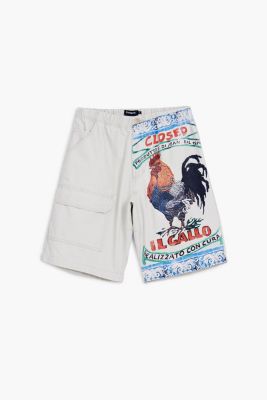 Дизайнерские мужские шорты-бермуды-карго Desigual 25890₽