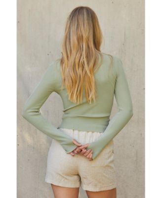 Women's Darcie Front Split Knit Top