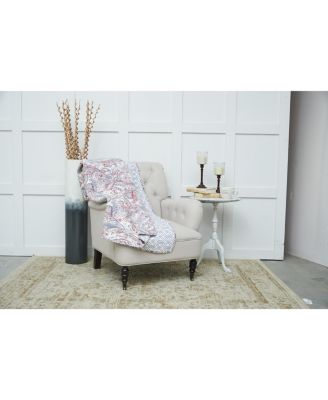 Claiborne Accent Throw Blanket with Fringe