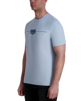 КАРЛ ЛАГЕРФЕЛЬД ПАРИЖ Мужская футболка в полоску с логотипом Karl Lagerfeld Paris 11790₽