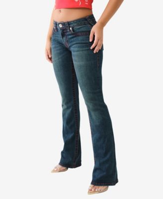 Женские джинсы Becca Big T со средней посадкой и укороченными ботинками True Religion