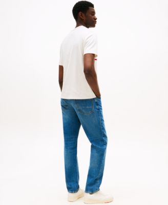 Мужская футболка с цветными блоками Tommy Hilfiger в американском стиле