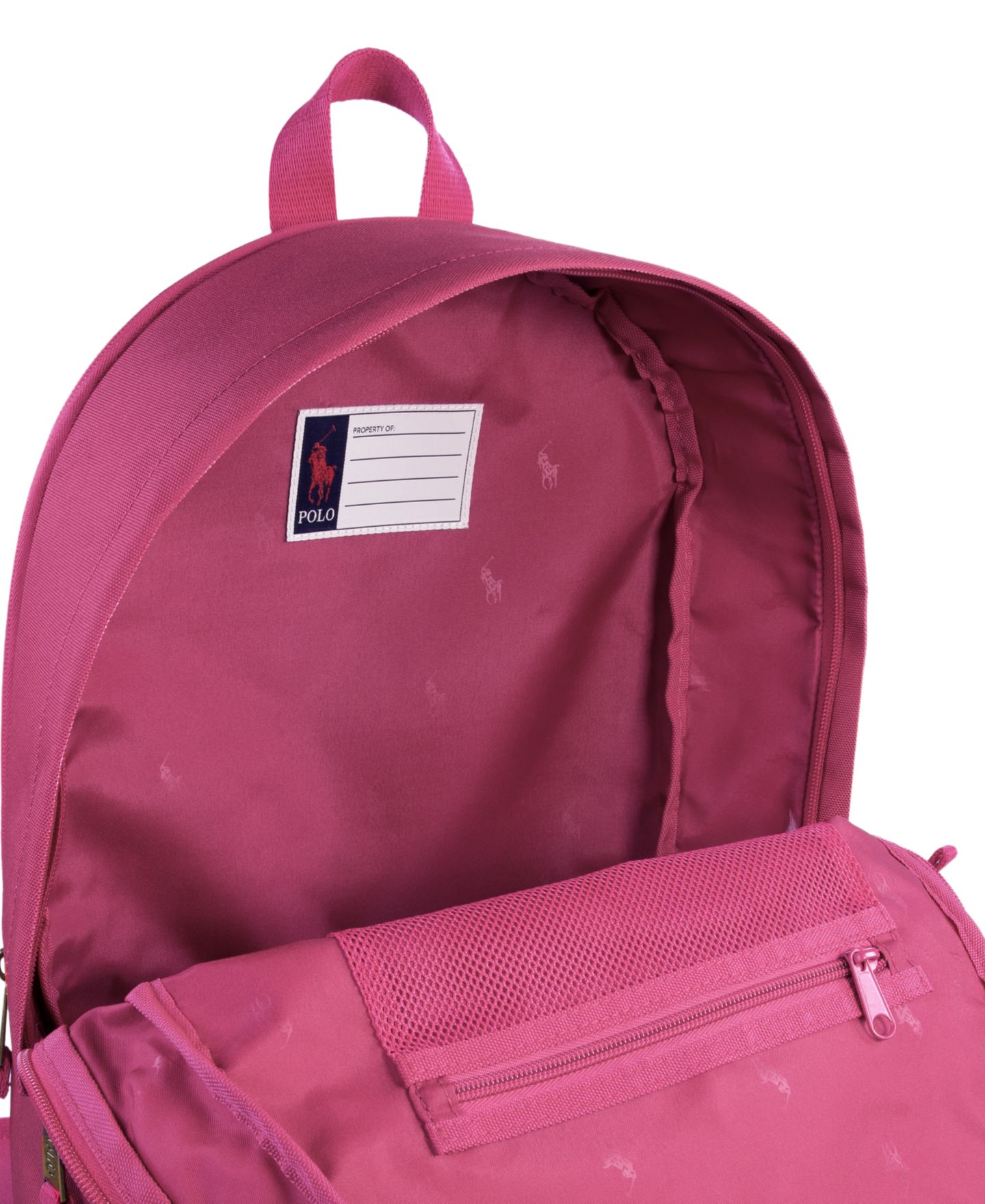 Рюкзак Polo Ralph Lauren Embroidered Pony Color для детей, цвет: Розовый, вариант 1 — фото 4