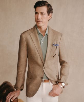 Polo Ralph Lauren - Men's Polo Modern Glen Plaid Sport Coat, Mesh Polo Shirt, Varick Jeans & Penny Loafers