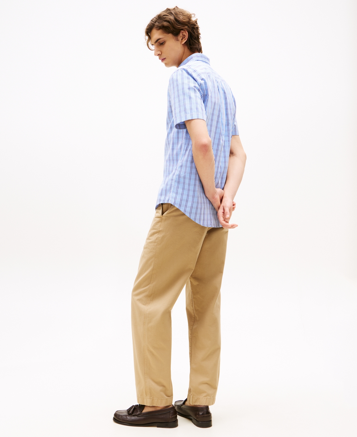 Tommy Hilfiger Men's Americana Tailored Relaxed-fit Check Button-down Shirt