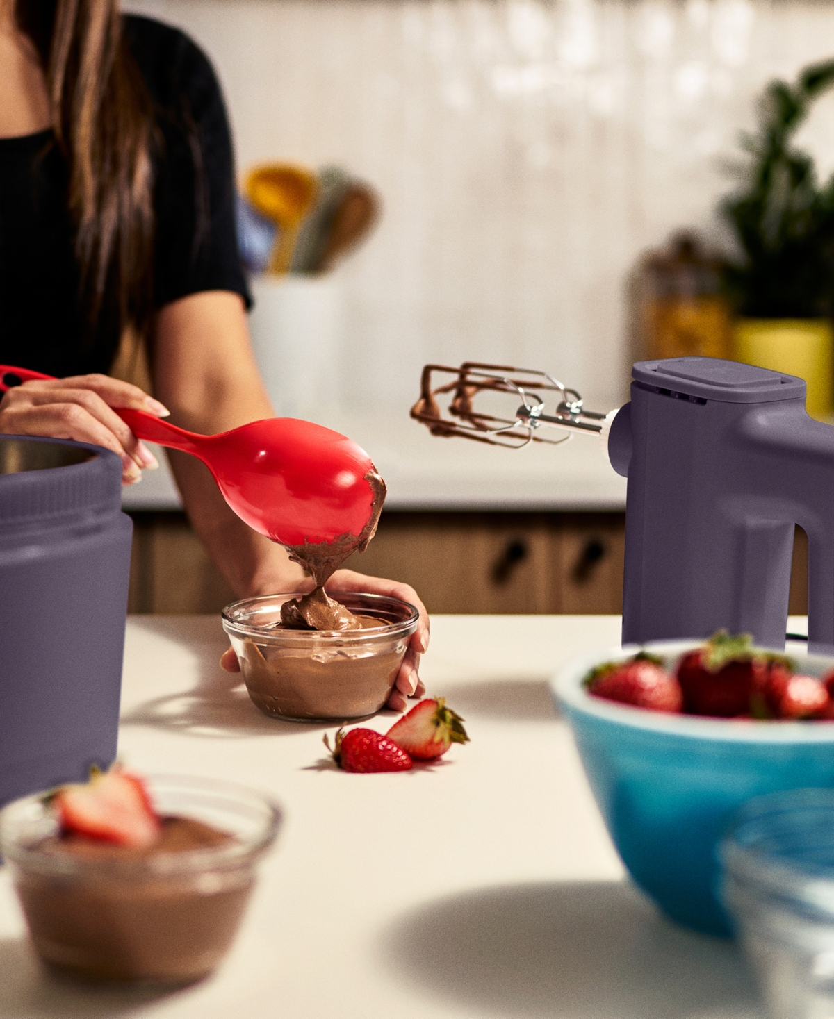 Bella 3.5-quart Hand And Stand Mixer 35196 In Plum