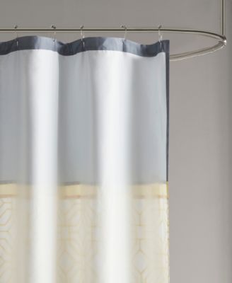 Donnell Embroidered Shower Curtain, 72" x 72"