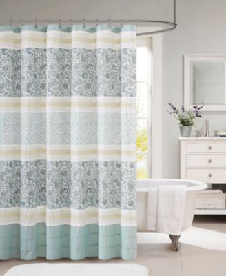 Madison Park - Dawn 72" x 72" Cotton Shower Curtain