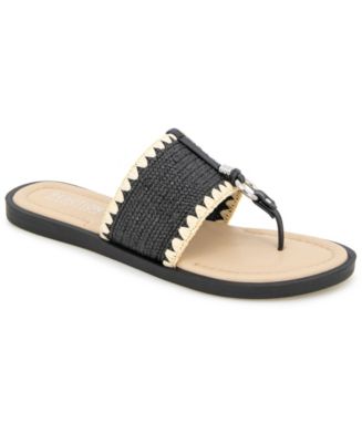 Kenneth Cole Reaction Women's Sabriya Thong Flat Sandals - Macy's
